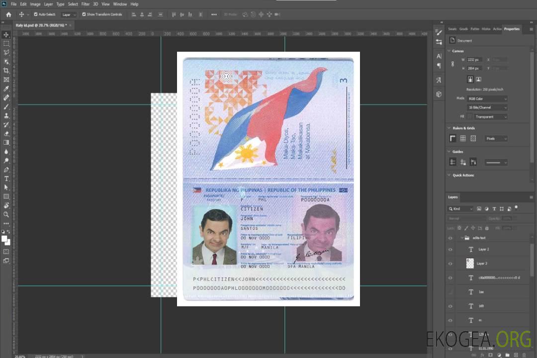 Passeport philippin template Passeport philippin template